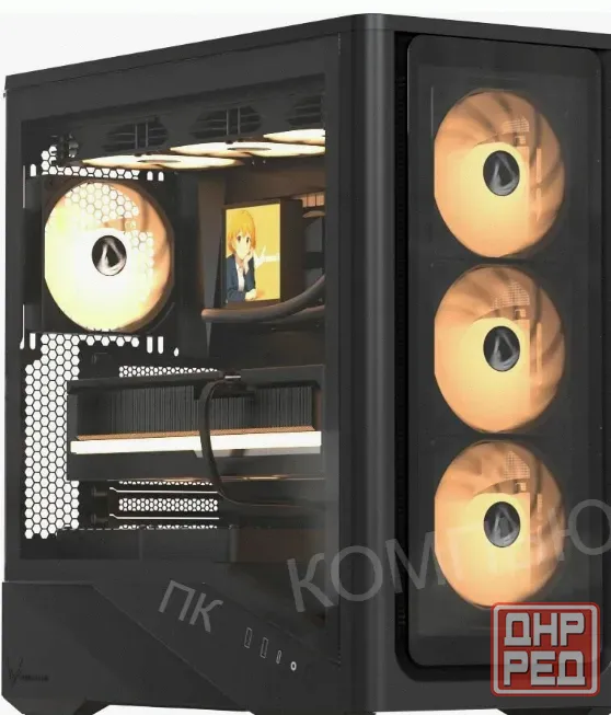 Корпус Formula Air Power g9 pa Duo, Midi-tower, Без бп, Черный - арт:6819 Макеевка - изображение 4