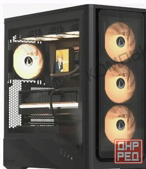 Корпус Formula Air Power g9 pa Duo, Midi-tower, Без бп, Черный - арт:6819 Макеевка - изображение 1