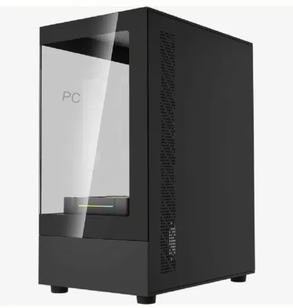 Корпус Powercase Vision Micro m1 Argb, Tempered Glass, 3x 120mm Argb Fans, чёрный, Matx c - арт:9171 Макеевка