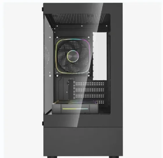 Корпус Powercase Vision Micro m1 Argb, Tempered Glass, 3x 120mm Argb Fans, чёрный, Matx c - арт:9171 Макеевка