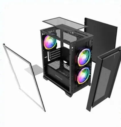 Корпус Powercase Alisio Micro z3b Argb, Черный (camzb-a3) - арт:1492 Донецк