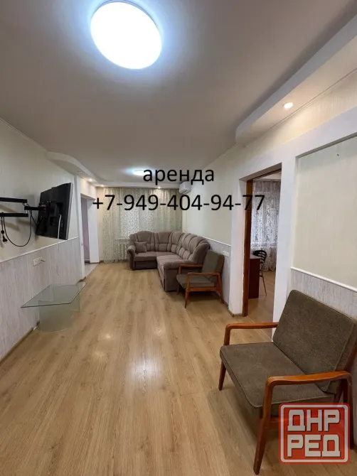 Вода круглосуточно ! Аренда 3 ком, медуниверситет, б-ца Калинина, ул. кап. Ратникова, Калининский р Донецк - изображение 5