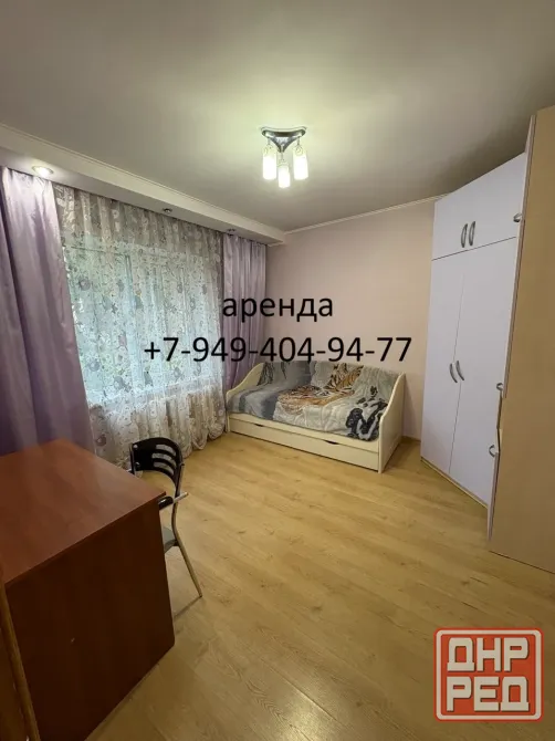 Вода круглосуточно ! Аренда 3 ком, медуниверситет, б-ца Калинина, ул. кап. Ратникова, Калининский р Донецк - изображение 3