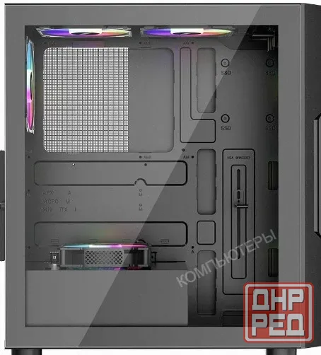Корпус 1stplayer Trilobite t7-p Black t7-p-bk-4f1 - арт:9090 Донецк - изображение 4