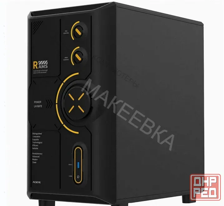 Корпус Для пк Alseye Rams 2.0 240-b, Черный as.07.0213 - арт:9339 Донецк - изображение 3