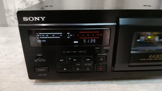 Кассетный топовый магнитофон "Sony"-KA3ES Донецк