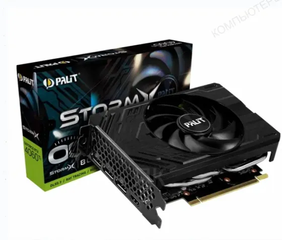 Видеокарта Palit Geforce Rtx 4060ti Stormx oc 8gb (ne6406ts19p1-1060f) - арт:3064 Донецк