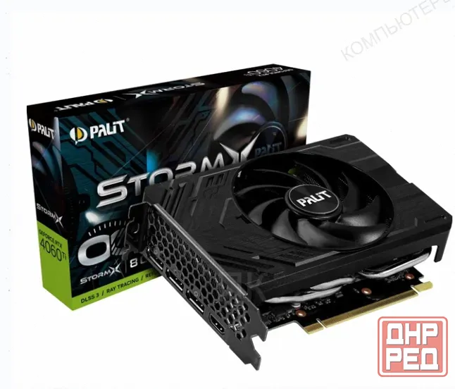 Видеокарта Palit Geforce Rtx 4060ti Stormx oc 8gb (ne6406ts19p1-1060f) - арт:3064 Донецк - изображение 1