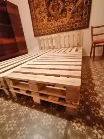 Кровать из поддонов 200х160 см Донецк