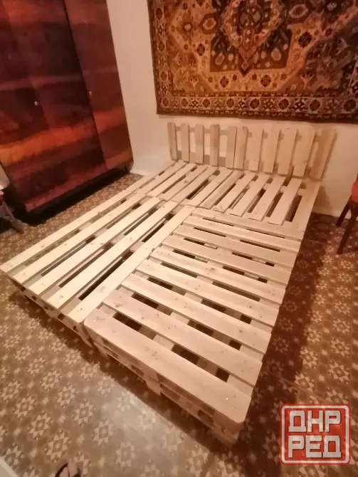 Кровать из поддонов 200х160 см Донецк - изображение 2