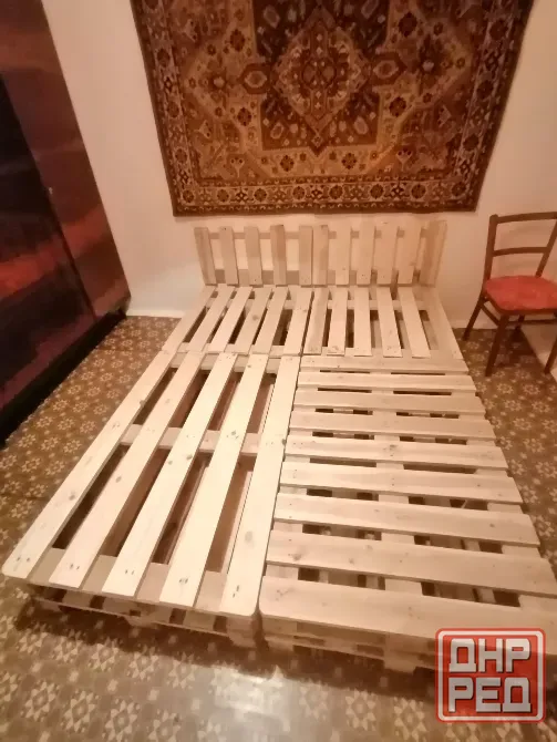 Кровать из поддонов 200х160 см Донецк - изображение 1