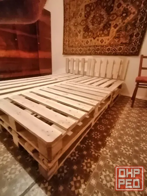 Кровать из поддонов 200х160 см Донецк - изображение 4