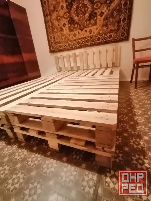 Кровать из поддонов 200х160 см Донецк - изображение 3