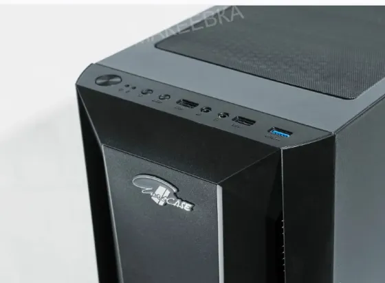 Корпус Eurocase b27 Matx Без бп Закаленное Стекло (3xusb, 2xaudio) - арт:4180 Донецк