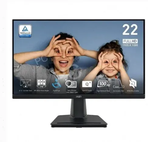 Монитор 21.5" Msi Pro mp225, 1920x1080, Ips, 100гц, 1хhdmi, Черный [9s6-3pc6cm-004] - арт:9006 Донецк