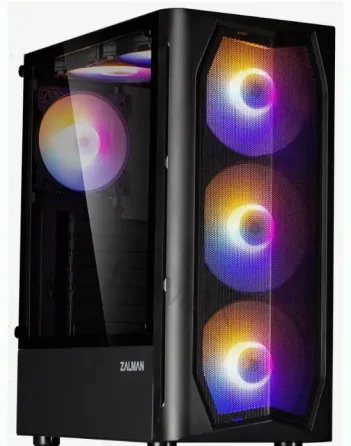 Корпус Miditower Zalman n4 Black (atx, Window, 6xrgb Fan, Usb2.0 x2, Usb3.0x1, Без бп) - арт:4920 Донецк