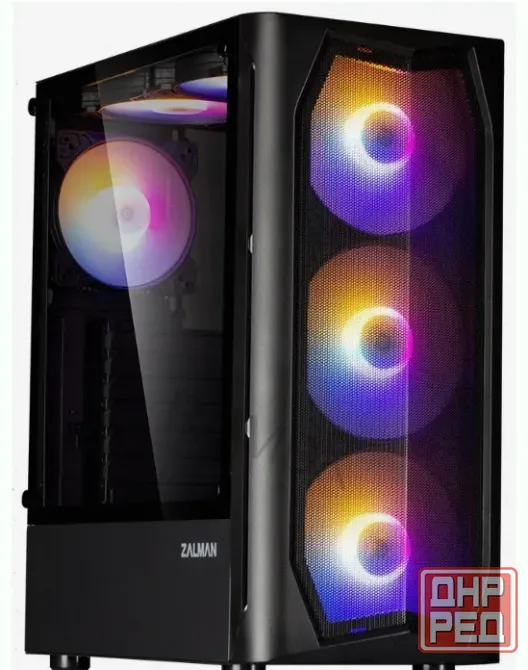 Корпус Miditower Zalman n4 Black (atx, Window, 6xrgb Fan, Usb2.0 x2, Usb3.0x1, Без бп) - арт:4920 Донецк - изображение 1