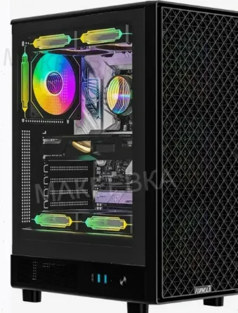 Корпус Компьютерный Atx Formula Mana Dynamic / Mana Dyn, Midi-tower, Без бп, Черный - арт:9951 Донецк