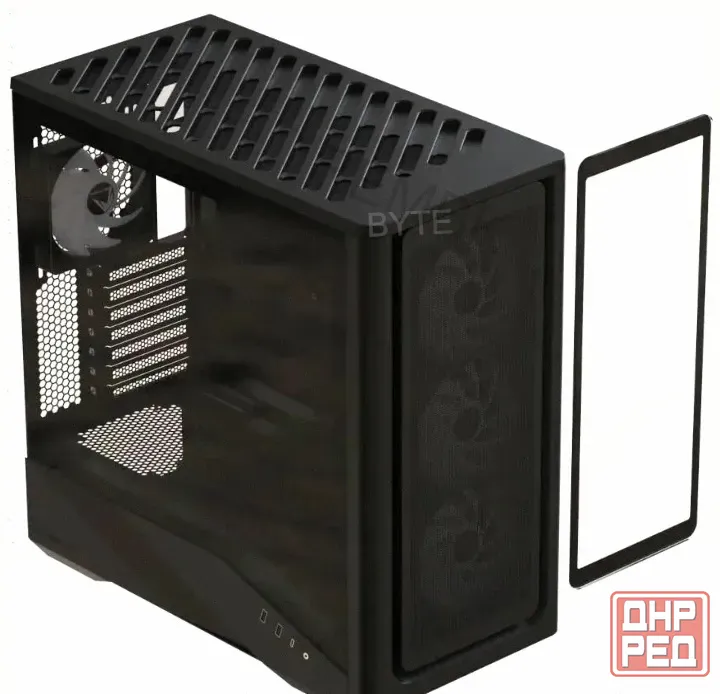 Корпус Formula Air Power g9 pa Duo, Midi-tower, Без бп, Черный - арт:5960 Донецк - изображение 3