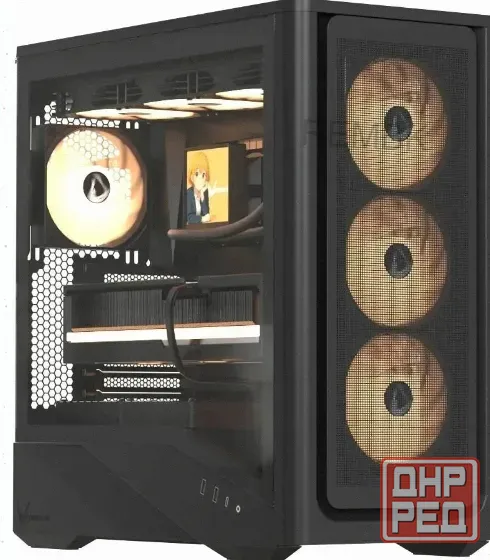 Корпус Formula Air Power g9 pa Duo, Midi-tower, Без бп, Черный - арт:5960 Донецк - изображение 4