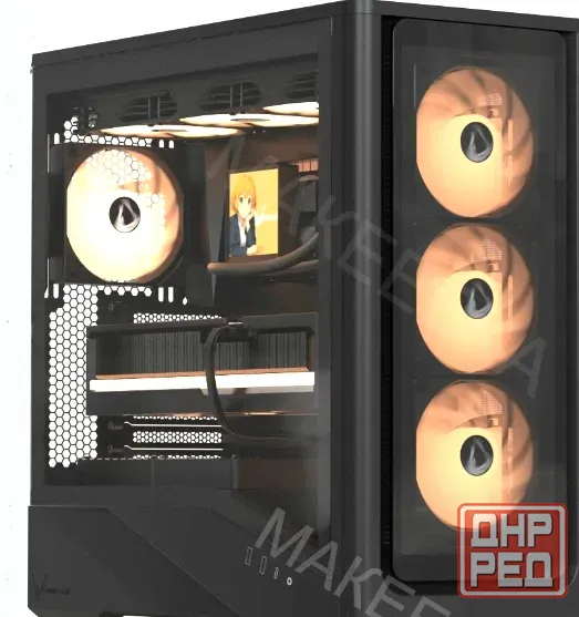 Корпус Formula Air Power g9 pa Duo, Midi-tower, Без бп, Черный - арт:5960 Донецк - изображение 2