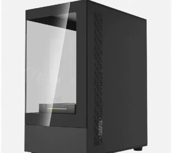 Корпус Powercase Vision Micro m1 Argb, Tempered Glass, 3x 120mm Argb Fans, чёрный, Matx c - арт:1087 Донецк