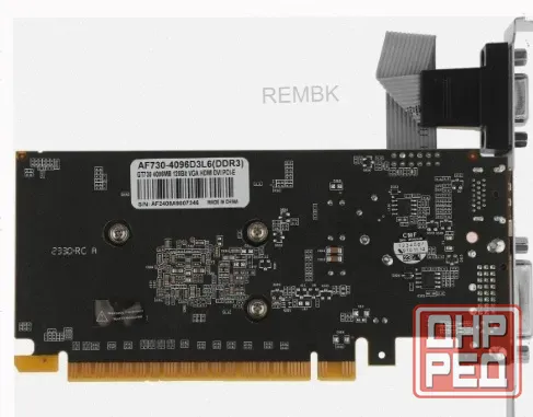 Видеокарта Afox Geforce gt 730 (af730-4096d3l6), 4 гб, Ddr3, 1333 Мгц - арт:6472 Донецк - изображение 3
