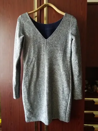 Продам платье люрекс серебро р. 42 s Донецк