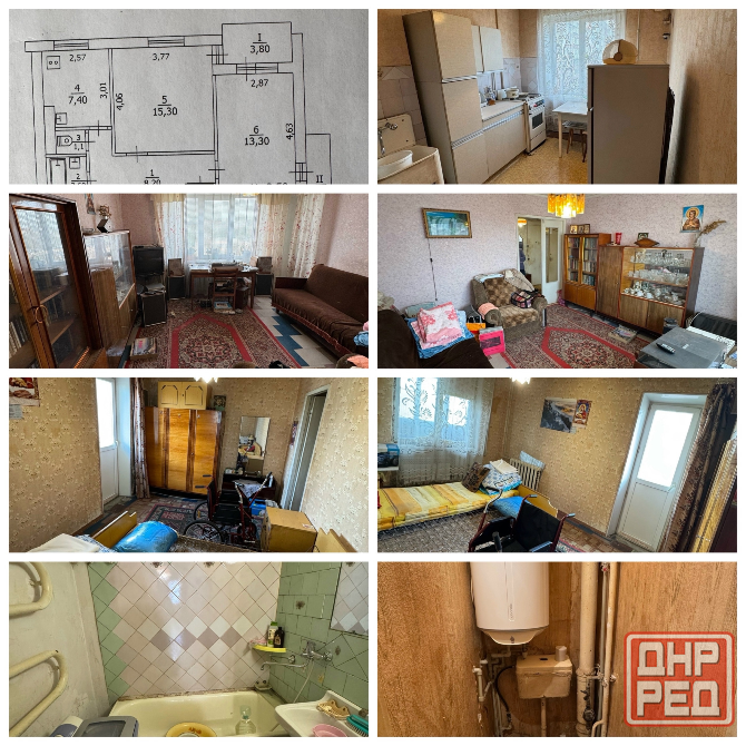 Продажа 2-х к. кв. пос. Бажанова, этаж 6/9 торг Макеевка - изображение 1