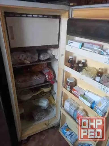 Холодильник донбасс ссср рабочий,морозит,состояние соответствует возрасту,высота 155см Донецк - изображение 2