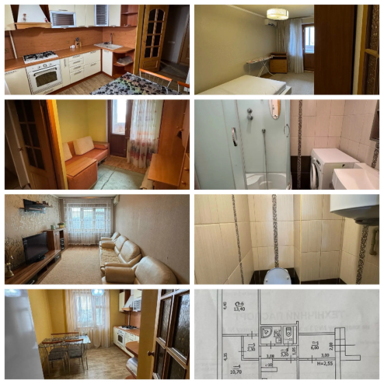 Продажа 3-х к. кв. ост. 3/5 с мебелью и техникой этаж 4/9 Макеевка