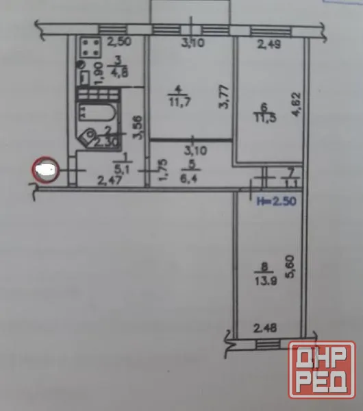 Продам уютную 3-х комнатную квартиру, Стадион Кировец + Гараж Донецк - изображение 10