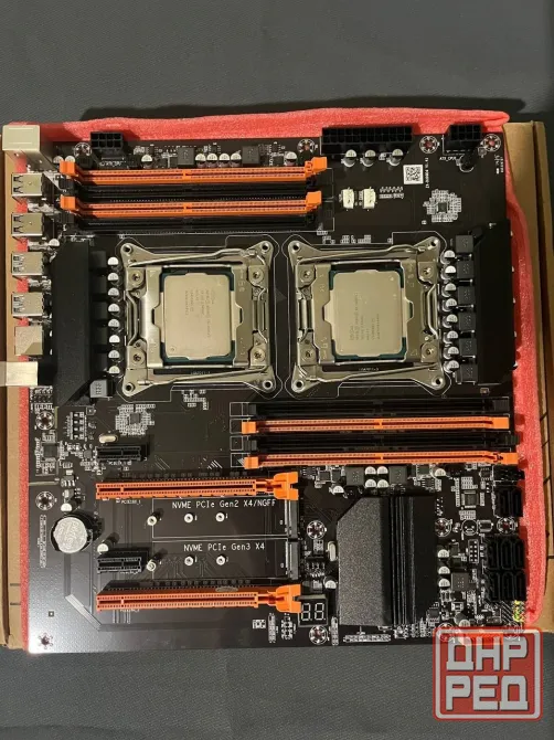 Комплект X99 DUAL + 2 цп 2695 v3 Донецк - изображение 1