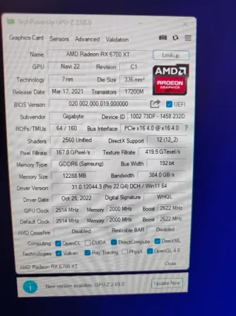Видеокарта RX 6700xt Донецк