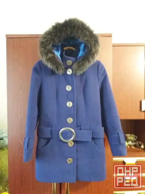 Продам пальто куртку тренч полупальто мех песец шерсть р. 40-42 Донецк - изображение 6