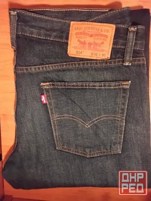 Джинсы Levi`s 514 (оригинал) W36 L34 Донецк - изображение 2