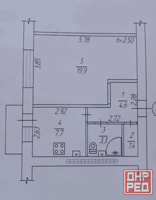 Продается 1-комнатная квартира в Куйбышевском районе Донецка. Донецк - изображение 4