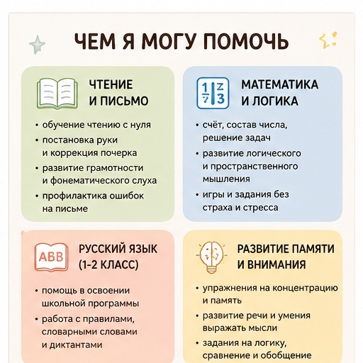 Репетитор дошкольного и начального образования Донецк