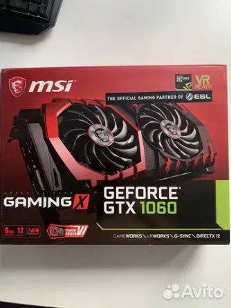 Gtx 1060 6gb msi gaming x Макеевка