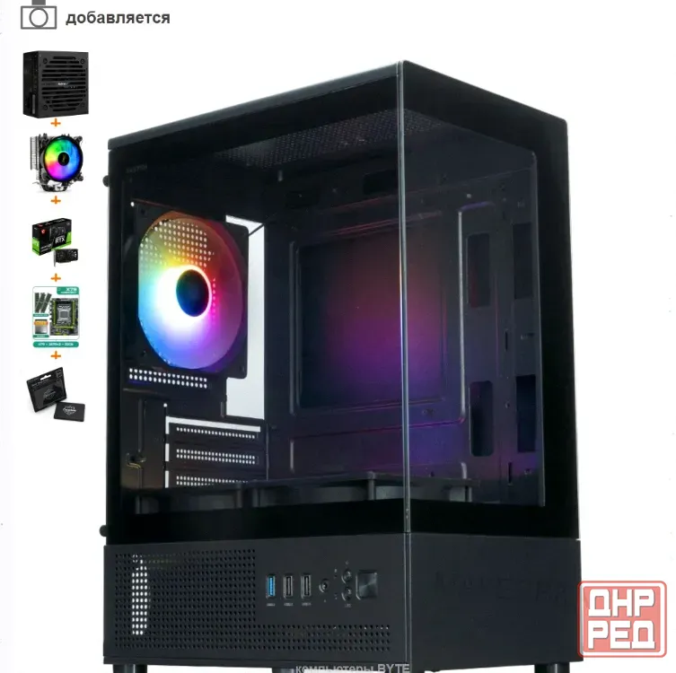 Игровой Компьютер Byte-magistr | Intel Xeon 2670v2 (10 Ядер/20 Потоков) | 600w | Ssd 480 - арт:9785 Макеевка - изображение 2