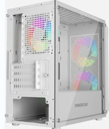 Корпус Powercase Mistral Micro a3w Argb, Tempered Glass, 2x 140mm Argb Pwm+1x 120mm Argb - арт:5015 Макеевка