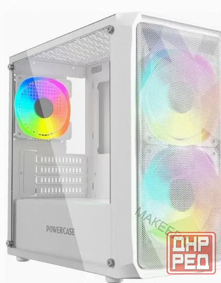 Корпус Powercase Mistral Micro a3w Argb, Tempered Glass, 2x 140mm Argb Pwm+1x 120mm Argb - арт:5015 Макеевка - изображение 1