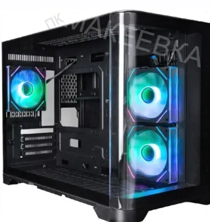 Корпус 1stplayer Uview uv6 Argb, Черный (uv6-bk-2fc7r-1fc7) - арт:9672 Макеевка