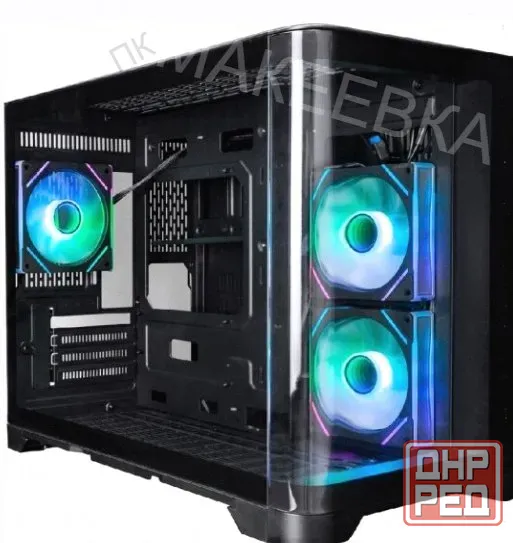 Корпус 1stplayer Uview uv6 Argb, Черный (uv6-bk-2fc7r-1fc7) - арт:9672 Макеевка - изображение 1