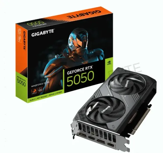 Видеокарта Gigabyte Nvidia Geforce Rtx 5050 Windforce oc 8g(gv-n5050wf2oc-8gd) - арт:2128 Макеевка