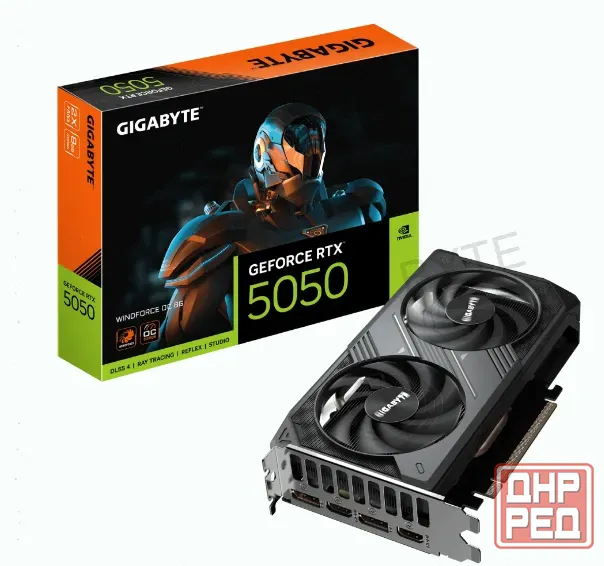 Видеокарта Gigabyte Nvidia Geforce Rtx 5050 Windforce oc 8g(gv-n5050wf2oc-8gd) - арт:2128 Макеевка - изображение 1