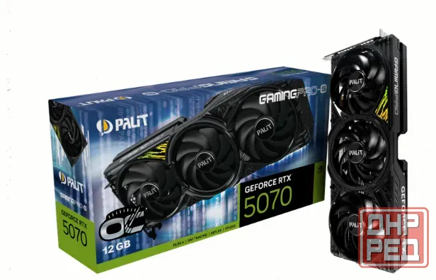 Видеокарта Palit Geforce Rtx 5070 Gamingpro-s oc 12gb (ne75070t19k9-gb2050u) - арт:2882 Макеевка - изображение 1