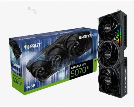 Видеокарта Palit Geforce Rtx 5070 ti Gamingpro 16gb (ne7507t019t2-gb2031a) - арт:5062 Макеевка