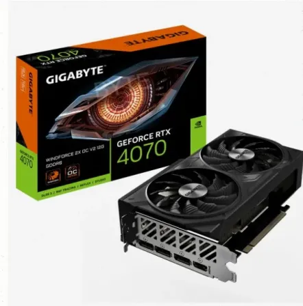 Видеокарта Gigabyte Rtx4070 Windforce 2x oc v2 12gb Gddr6 192bit 3xdp Hdmi 2fan Rtl - арт:4071 Макеевка