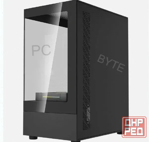 Корпус Powercase Vision Micro m1 Argb, Tempered Glass, 3x 120mm Argb Fans, чёрный, Matx c - арт:8367 Макеевка - изображение 2